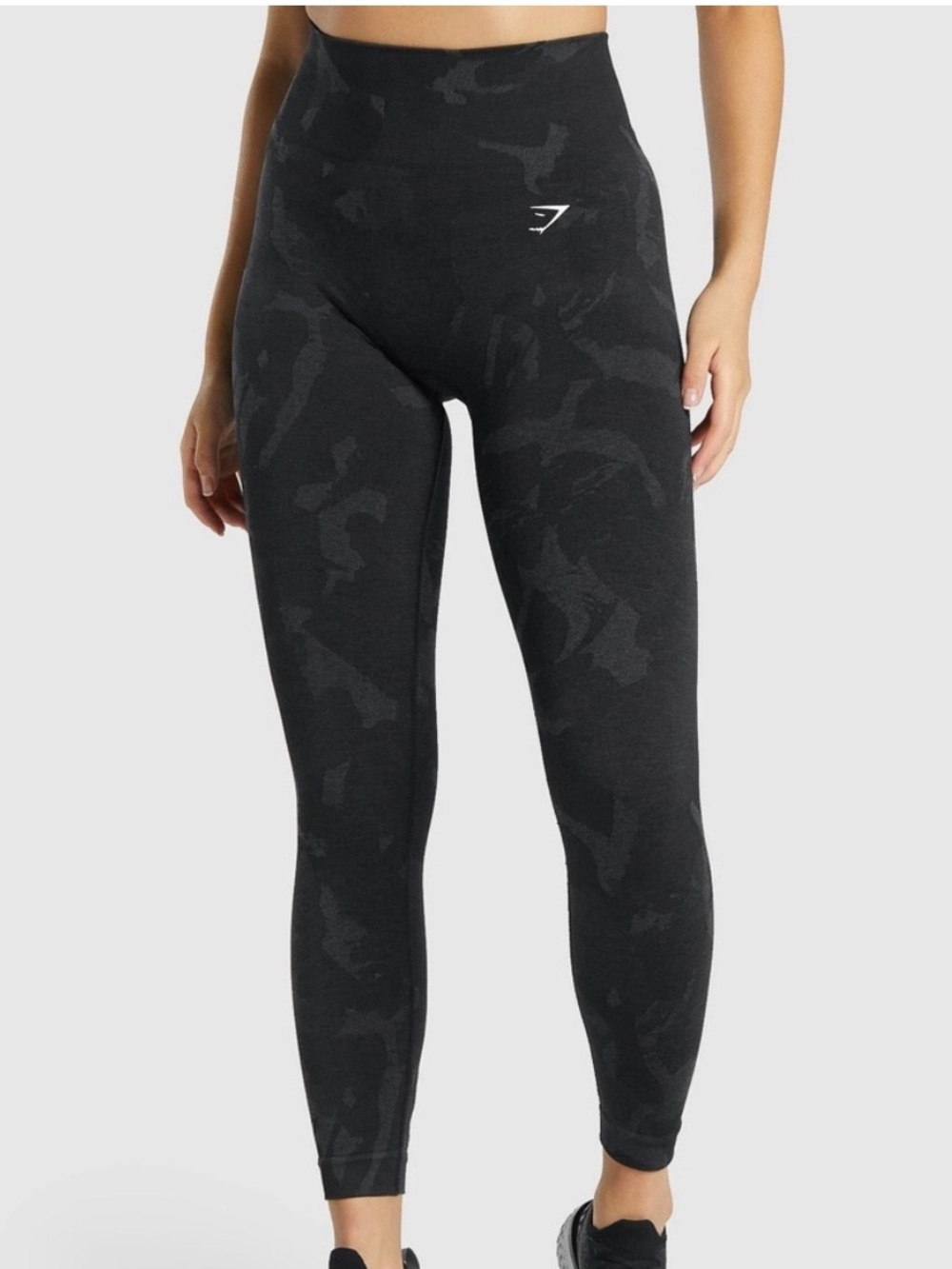 Gymshark Adapt Camo Seamless Black Leggings